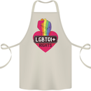 LGBTQI+ Rights Gay Pride Awareness LGBT Cotton Apron 100% Organic Natural