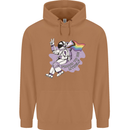 LGBT Astronaut Proud to Be Myself Mens 80% Cotton Hoodie Caramel Latte
