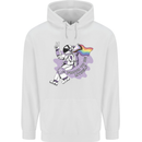 LGBT Astronaut Proud to Be Myself Mens 80% Cotton Hoodie White