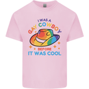 LGBT Gay Pride Cowboy Awareness Day Kids T-Shirt Childrens Light Pink