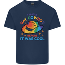 LGBT Gay Pride Cowboy Awareness Day Kids T-Shirt Childrens Navy Blue