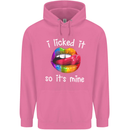 LGBT I Licked it So It's Mine Gay Pride Day Mens 80% Cotton Hoodie Azelea