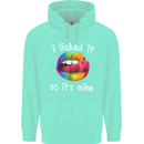 LGBT I Licked it So It's Mine Gay Pride Day Mens 80% Cotton Hoodie Peppermint