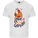 LGBT Love Has No Gender Gay Pride Day Kids T-Shirt Childrens White