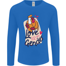 LGBT Love Has No Gender Gay Pride Day Mens Long Sleeve T-Shirt Royal Blue