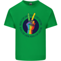 LGBT Never Stop Loving Fighting Gay Pride Mens Cotton T-Shirt Tee Top Irish Green
