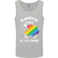 LGBT Rainbow Sheep Funny Gay Pride Day Mens Vest Tank Top Sports Grey