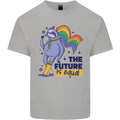 LGBT Sloth The Future Is Equal Gay Pride Mens Cotton T-Shirt Tee Top Sports Grey