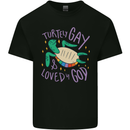 LGBT Turtle Loved By God Gay Pride Mens Cotton T-Shirt Tee Top Black