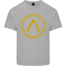 Lambda Gym Spartan Bodybuilding Fitness Mens Cotton T-Shirt Tee Top Sports Grey