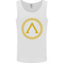 Lambda Gym Spartan Bodybuilding Fitness Mens Vest Tank Top White