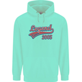 Legend Since 18th Birthday 2005 Mens 80% Cotton Hoodie Peppermint