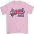Legend Since 21st Birthday 2002 Mens T-Shirt 100% Cotton Light Pink