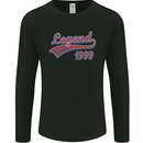 Legend Since 24th Birthday 1999 Mens Long Sleeve T-Shirt Black