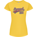 Legend Since 32nd Birthday 1991 Womens Petite Cut T-Shirt Yellow