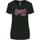 Legend Since 40th Birthday 1983 Womens Wider Cut T-Shirt Black