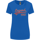 Legend Since 40th Birthday 1983 Womens Wider Cut T-Shirt Royal Blue