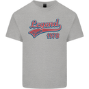 Legend Since 45th Birthday 1978 Mens Cotton T-Shirt Tee Top Sports Grey