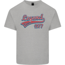 Legend Since 46th Birthday 1977 Mens Cotton T-Shirt Tee Top Sports Grey