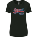 Legend Since 50th Birthday 1973 Womens Wider Cut T-Shirt Black