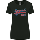 Legend Since 57th Birthday 1966 Womens Wider Cut T-Shirt Black
