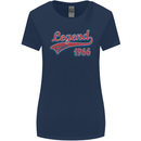 Legend Since 57th Birthday 1966 Womens Wider Cut T-Shirt Navy Blue