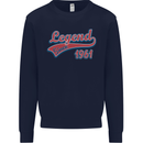 Legend Since 62nd Birthday 1961 Mens Sweatshirt Jumper Navy Blue