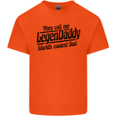 Legendaddy Funny Father's Day Daddy Mens Cotton T-Shirt Tee Top Orange