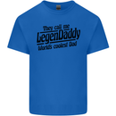 Legendaddy Funny Father's Day Daddy Mens Cotton T-Shirt Tee Top Royal Blue