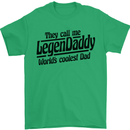 Legendaddy Funny Father's Day Daddy Mens T-Shirt Cotton Gildan Irish Green