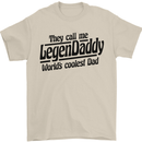 Legendaddy Funny Father's Day Daddy Mens T-Shirt Cotton Gildan Sand
