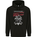 Legendary Bikers Skull Motorcycle Motorbike Mens Hoodie Black