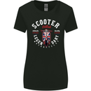 Legendary British Scooter Motorcycle MOD Womens Wider Cut T-Shirt Black
