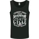 Legendary Motorcycle Riders Motorbike Biker Mens Vest Tank Top Black