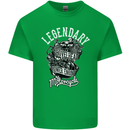 Legendary Shovelhead Motorcycle Biker Mens Cotton T-Shirt Tee Top Irish Green