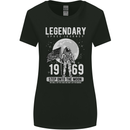 Legendary Space USA Moon Landing Astronaut Womens Wider Cut T-Shirt Black