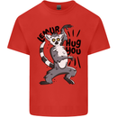 Lemur Hug You Kids T-Shirt Childrens Red