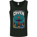 Lets Make a Coven Halloween Satanic Horror Mens Vest Tank Top Black