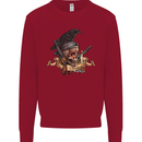 Libertad Skull Freedom Pirate Crow Raven Kids Sweatshirt Jumper Red
