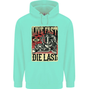 Live Fast Motorcycle Motorbike Biker Chopper Childrens Kids Hoodie Peppermint