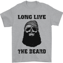 Long Live the Beard Mens T-Shirt Cotton Gildan Sports Grey
