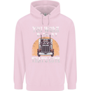 Lorry Driver You Work 9-5? Truck Funny Mens 80% Cotton Hoodie Light Pink