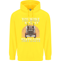 Lorry Driver You Work 9-5? Truck Funny Mens 80% Cotton Hoodie Yellow