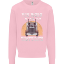 Lorry Driver You Work 9-5? Truck Funny Mens Sweatshirt Jumper Light Pink