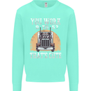 Lorry Driver You Work 9-5? Truck Funny Mens Sweatshirt Jumper Peppermint