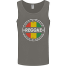 Love Peace Reggae Music Mens Vest Tank Top Charcoal
