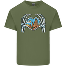 Love the Desert Safari Sand Cruising Mens Cotton T-Shirt Tee Top Military Green