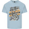 Low Rider Classic Chopper Biker Motorcycle Mens Cotton T-Shirt Tee Top Light Blue