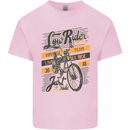 Low Rider Classic Chopper Biker Motorcycle Mens Cotton T-Shirt Tee Top Light Pink