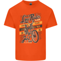 Low Rider Classic Chopper Biker Motorcycle Mens Cotton T-Shirt Tee Top Orange